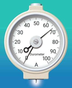 Durometer used to measure hardness