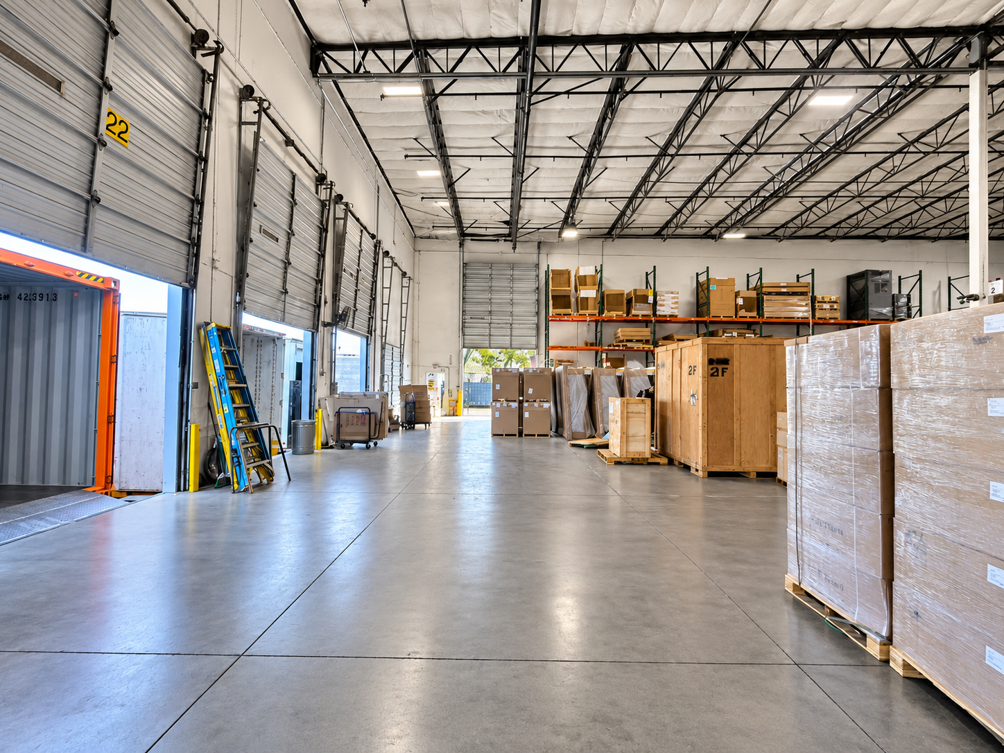 Mira Loma distribution warehouse interior